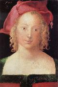 Albrecht Durer Young Woman with a Red Beret Germany oil painting artist